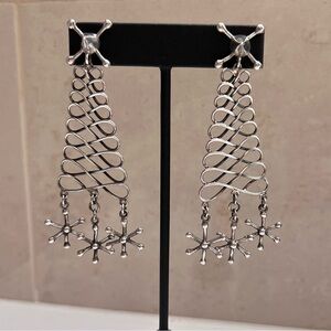 Mid Century SS Statement Earrings